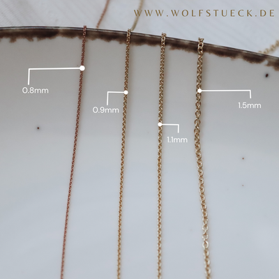 45cm Halskette (Echtgold)